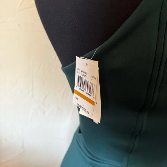 NEW Teal Halter Cutout Mini Dress Size 3 – Bodycon Party Event Formal - Picture 6 of 10